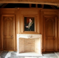 Library in a chateau in Normandy