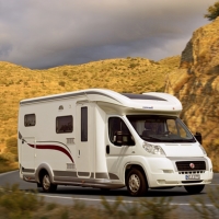 Washroom interior for caravans